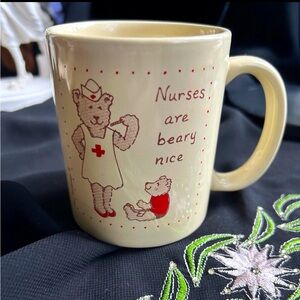 PRIMROSE VTG 90s Nurse Appreciation Ceramic Coffee mug. Dated 1990.